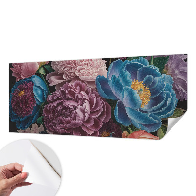 Papel de parede infantil Flores coloridas