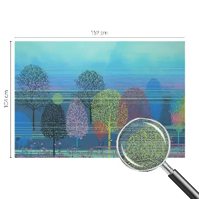 Autocolante de parede fotográfico com design 'Harmonia colorida' para decoração de interiores