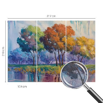 Autocolante de parede fotográfico Abstração de árvore