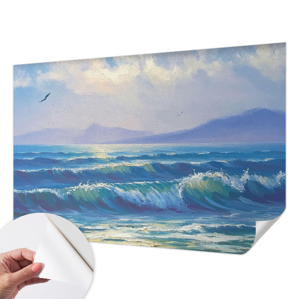 Papel de parede 3D Ondas do mar