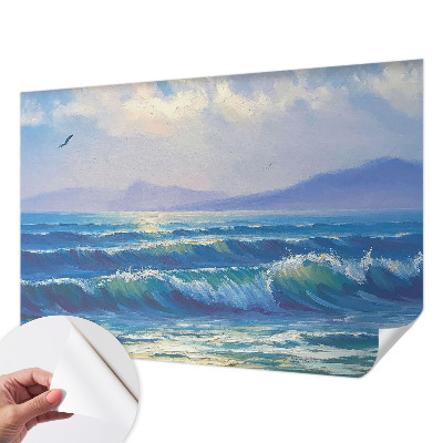 Papel de parede 3D Ondas do mar