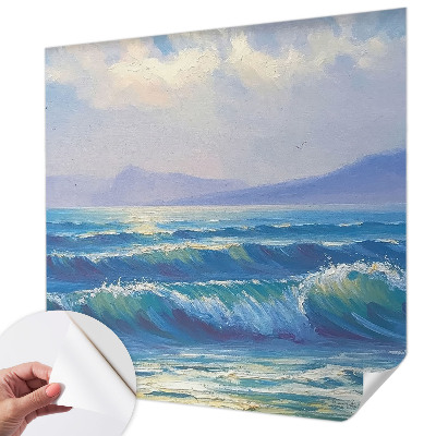 Papel de parede 3D Ondas do mar
