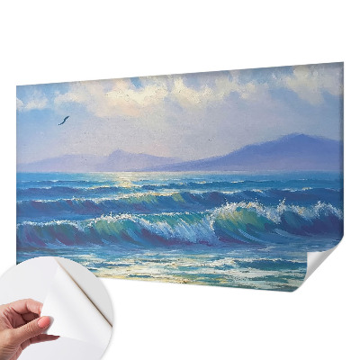 Papel de parede 3D Ondas do mar