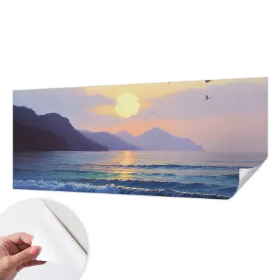 Papel de parede para criança com estampa Mar Ocidental