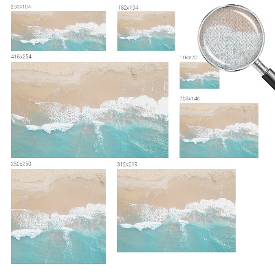 Papel de parede infantil com estampa de ondas estrondosas