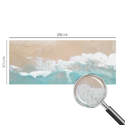 Papel de parede infantil com estampa de ondas estrondosas