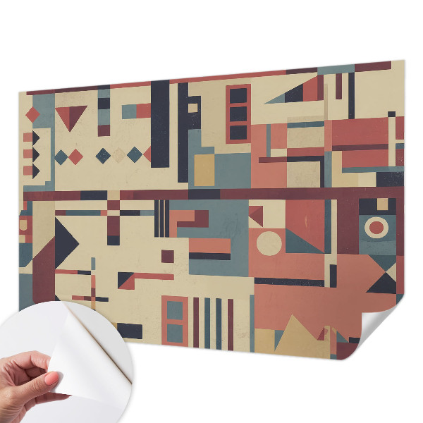 Papel de parede autocolante para quarto Composição abstrata