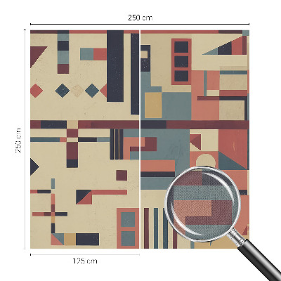 Papel de parede autocolante para quarto Composição abstrata
