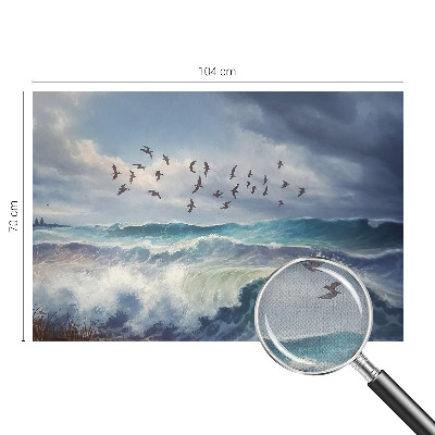 Autocolante de parede fotográfico Ondas do mar