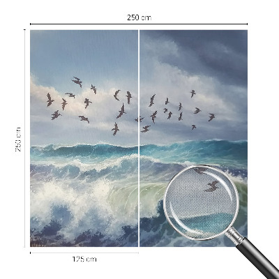 Autocolante de parede fotográfico Ondas do mar