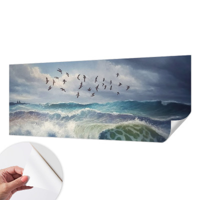 Autocolante de parede fotográfico Ondas do mar