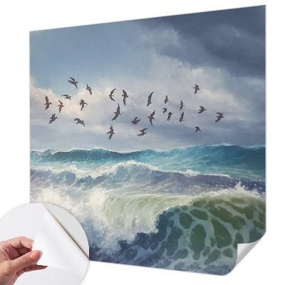 Autocolante de parede fotográfico Ondas do mar