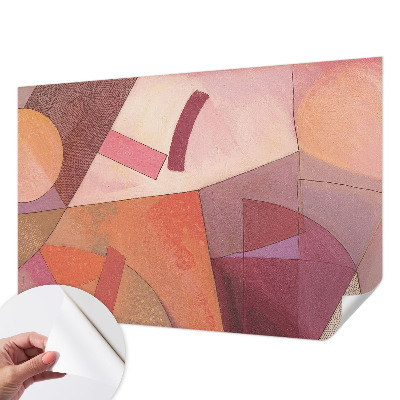 Papel de parede 3D Formas coloridas