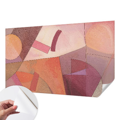 Papel de parede 3D Formas coloridas