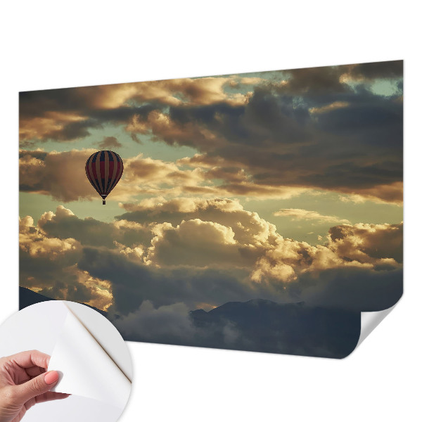 Papel de parede autocolante Balão nas nuvens