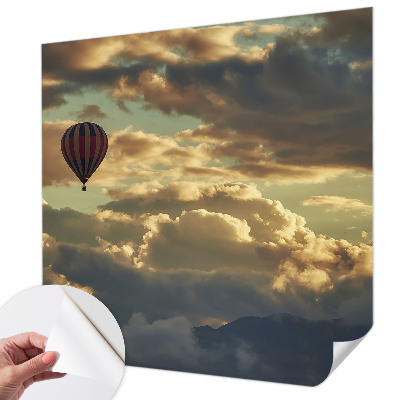 Papel de parede autocolante Balão nas nuvens