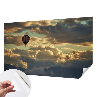Papel de parede autocolante Balão nas nuvens