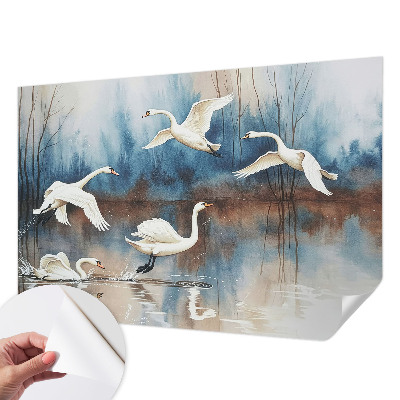 Papel de parede autocolante para quarto Pássaros em voo