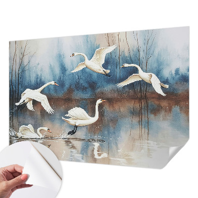 Papel de parede autocolante para quarto Pássaros em voo
