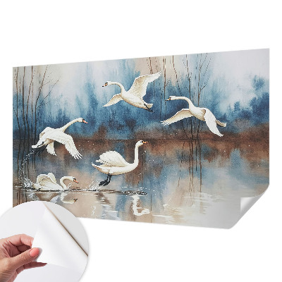 Papel de parede autocolante para quarto Pássaros em voo