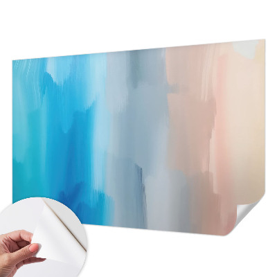 Papel de parede autocolante para sala com padrão de abstração colorida