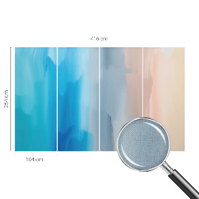 Papel de parede autocolante para sala Abstração colorida