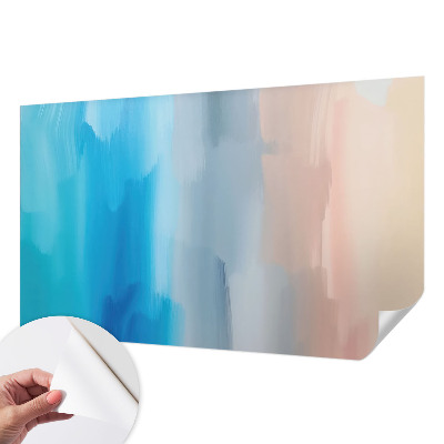 Papel de parede autocolante para sala Abstração colorida