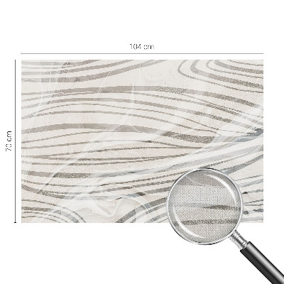 Autocolante de parede fotográfico Linhas onduladas