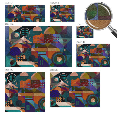 Papel de parede autocolante Arte geométrica