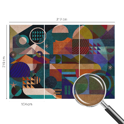 Papel de parede autocolante Arte geométrica