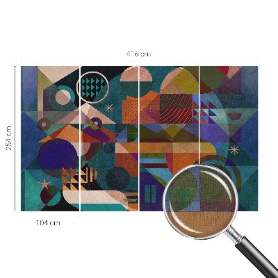 Papel de parede autocolante Arte geométrica