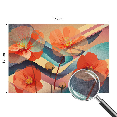 Papel de parede 3D Flores dos sentidos