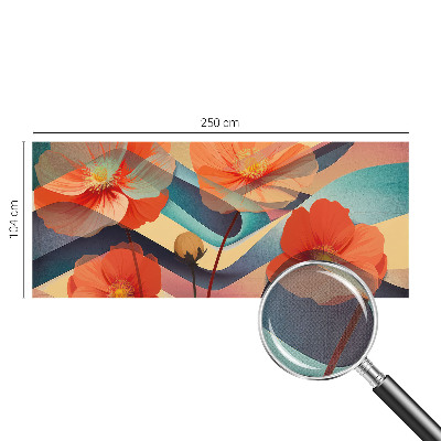Papel de parede 3D Flores dos sentidos