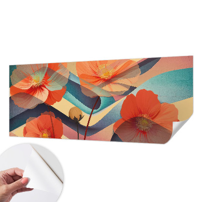 Papel de parede 3D Flores dos sentidos