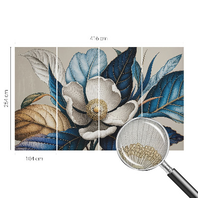 Papel de parede infantil Flora elegante