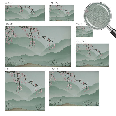 Papel de parede para criança Serenata japonesa