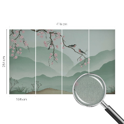 Papel de parede para criança Serenata japonesa
