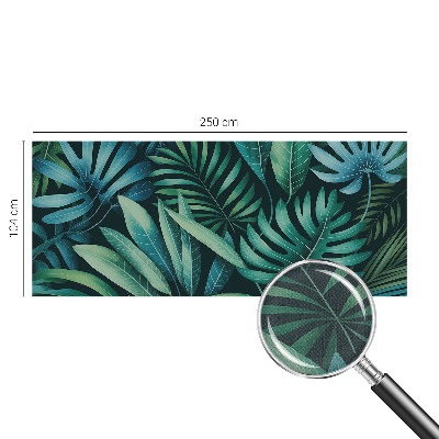 Autocolante de parede fotográfico Folhas tropicais