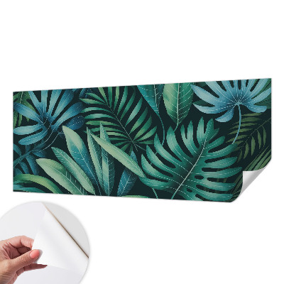 Autocolante de parede fotográfico Folhas tropicais