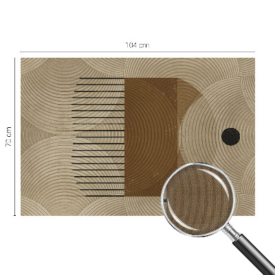 Papel de parede autocolante para quarto Geometria da harmonia