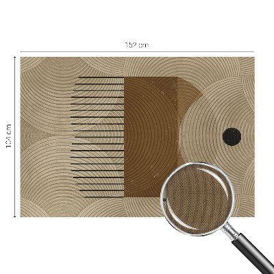 Papel de parede autocolante para quarto Geometria da harmonia