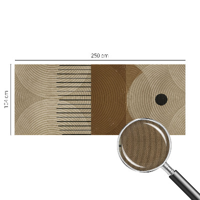 Papel de parede autocolante para quarto Geometria da harmonia