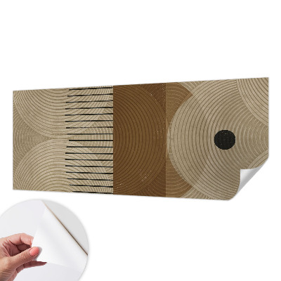 Papel de parede autocolante para quarto Geometria da harmonia
