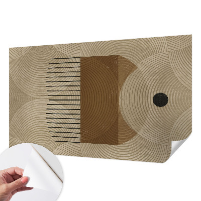 Papel de parede autocolante para quarto Geometria da harmonia