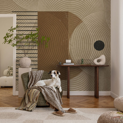 Papel de parede autocolante para quarto Geometria da harmonia