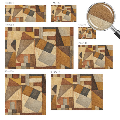 Papel de parede para criança Abstração geométrica