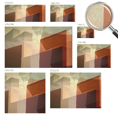 Papel de parede autocolante para sala Formas abstratas