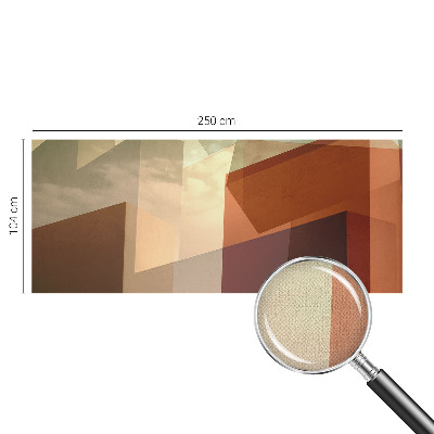Papel de parede autocolante para sala Formas abstratas