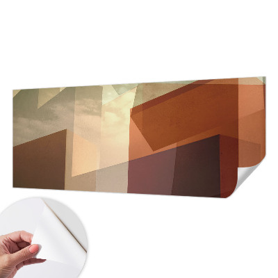 Papel de parede autocolante para sala Formas abstratas