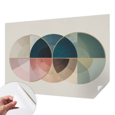 Autocolante de parede fotográfico Elegância geométrica
